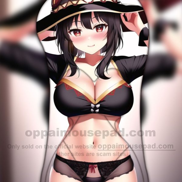 Megumin Konosuba Half Body 3D Mouse Pad