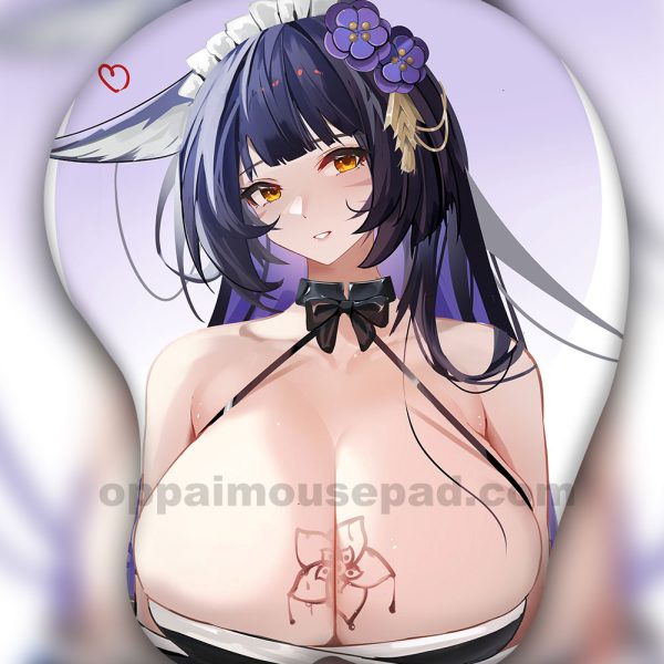 Musashi Azur Lane Oppai Mousepad