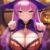 Witch Halloween Oppai Mousepad