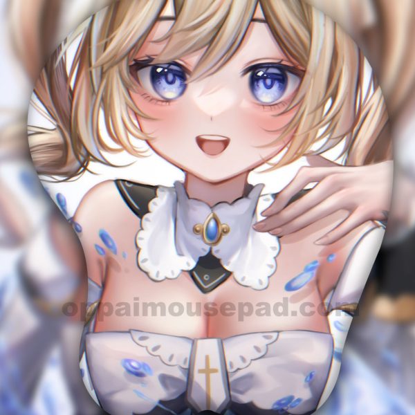 Barbara Genshin 3d Mouse Pad