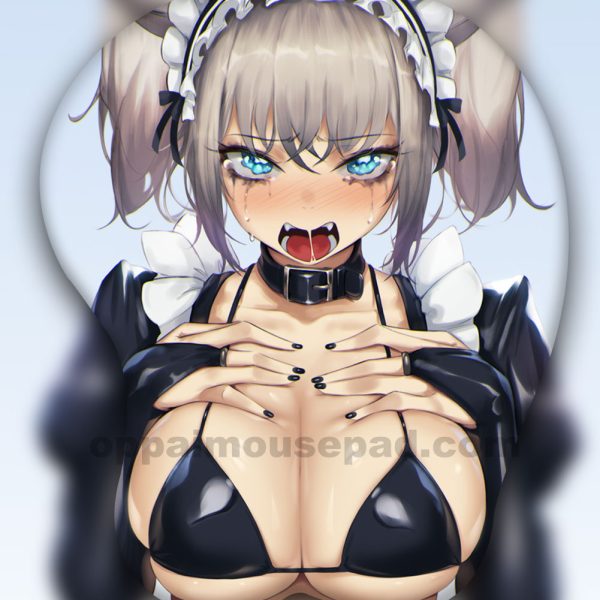 Cat  Ear Girl Anime Boob Mouse Pad