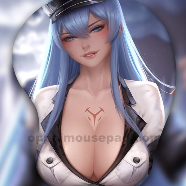Esdeath Akame Ga Kill 3d Mouse Pad