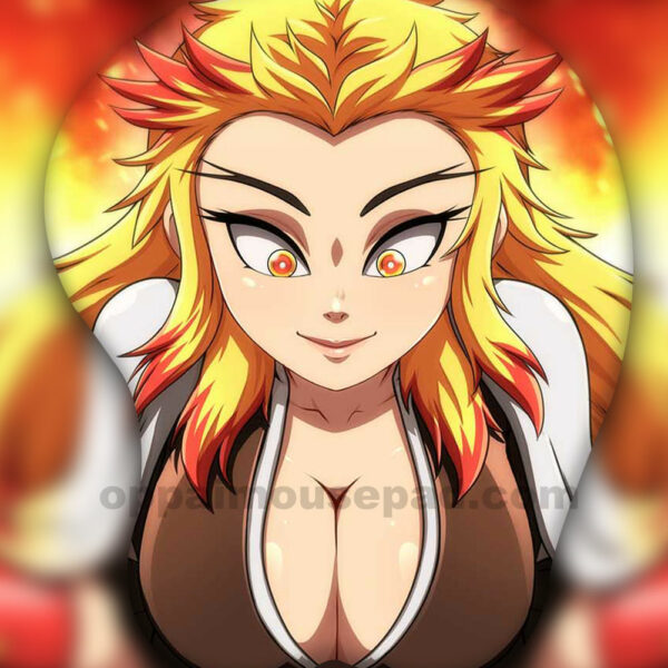 Rengoku 3d Mouse Pad