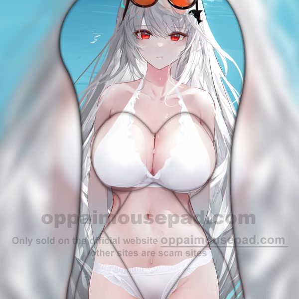 Skadi Arknights Half Body Boob Mouse Pads
