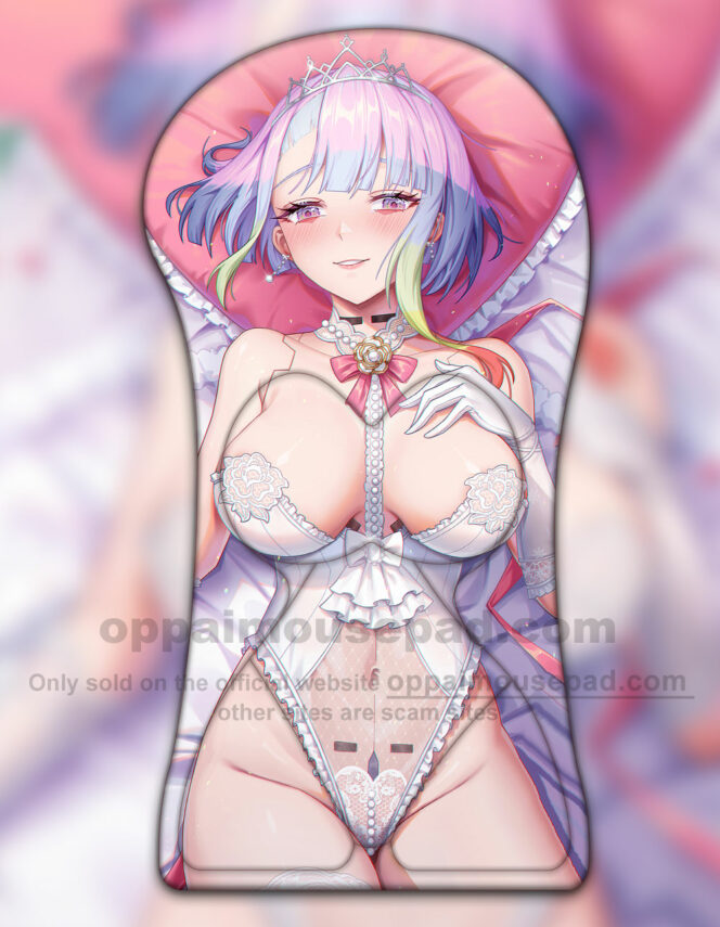 Lucy Cyberpunk Edgerunners Half Body Mouse Pad With Boobs