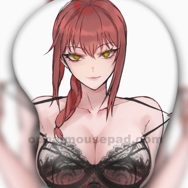 Makima Chainsaw Man Boobs Mouse Pad