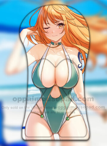 Nami One Piece Half Body Anime 3d Mouse Pad