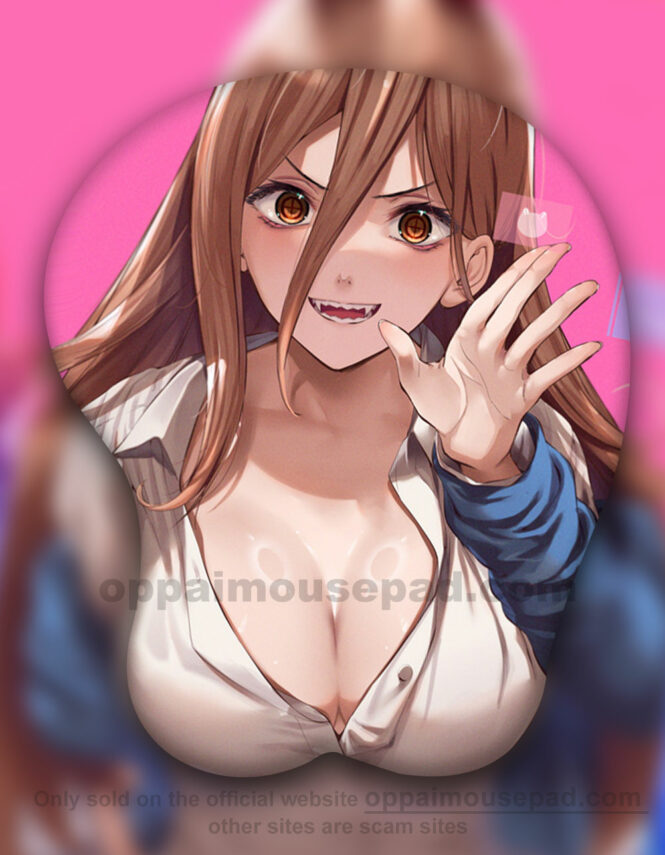 Power Chainsaw Man Anime Boob Mouse Pad