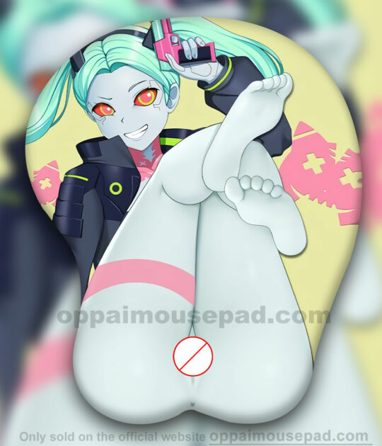 Rebecca Cyberpunk Edgerunners Anime Booty Mouse Pad