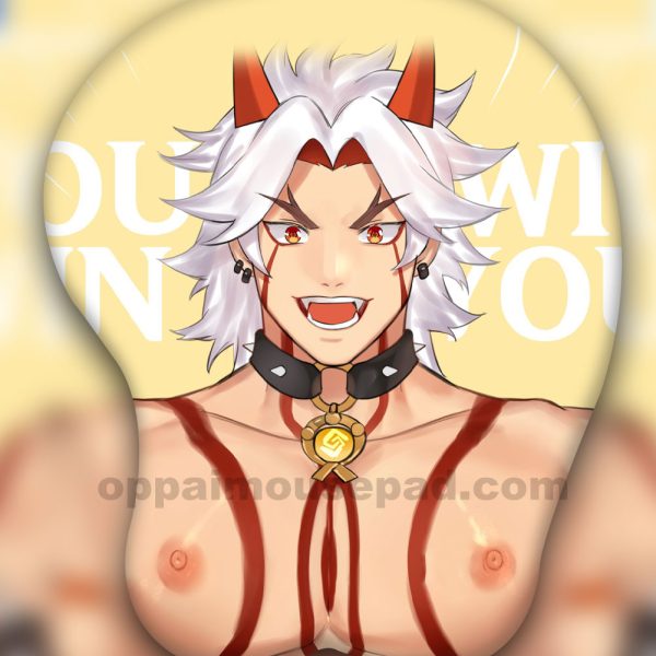 Arataki Itto Genshin Impact 3D Mouse Pad