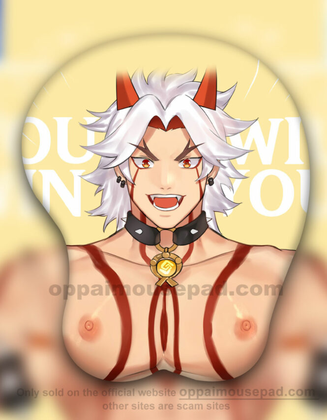 Arataki Itto Genshin Impact 3D Mouse Pad