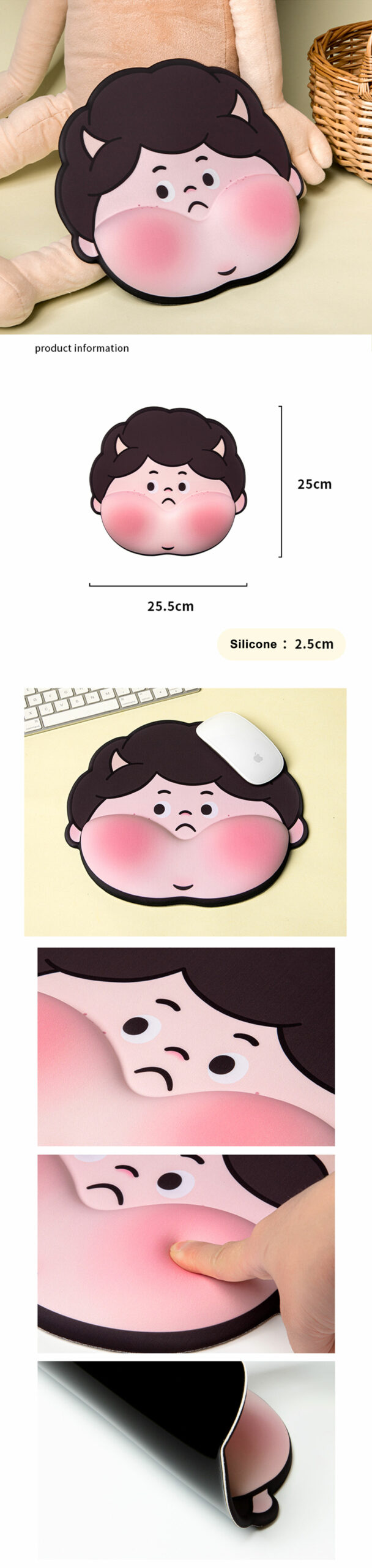 Cute 3D Mouse Pad Product Details 4