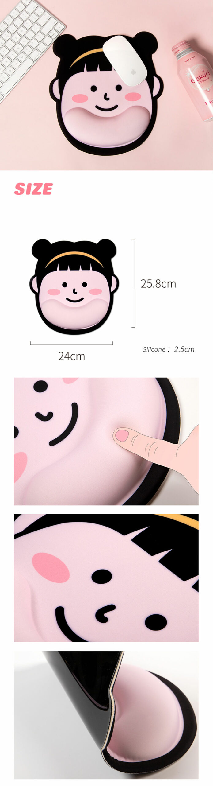 Cute 3D Mouse Pad Product Details 5