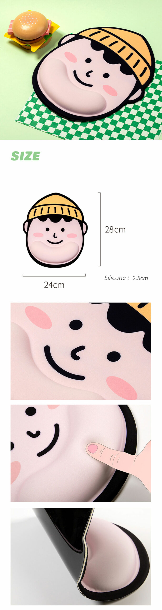 Cute 3D Mouse Pad Product Details 6