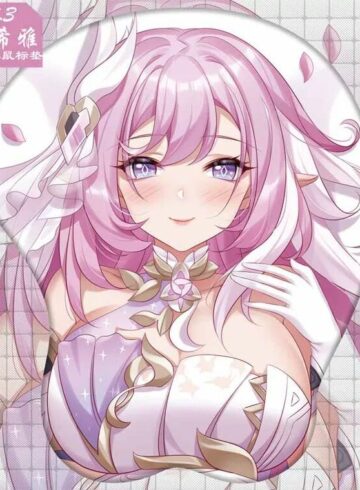 Elysia Honkai Impact 3rd Boob Mouse Pad