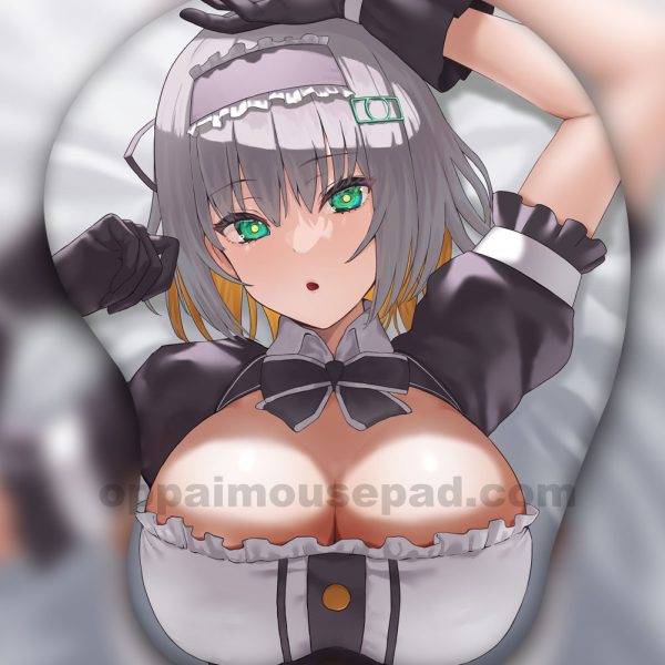 Maid Anime Boob Mouse Pad