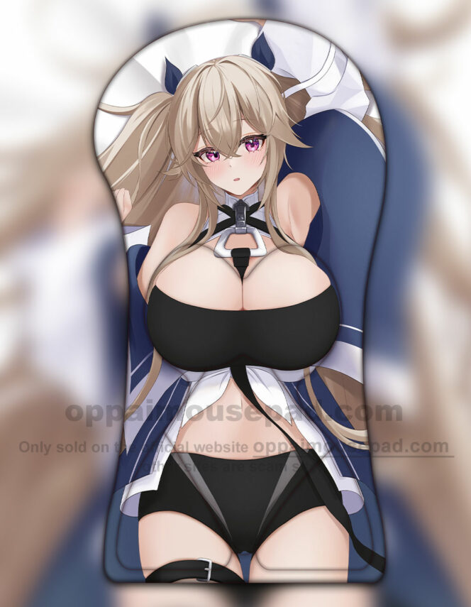 Anchorage Half Body Azur Lane Oppai Mousepad Life Size Oppai Mousepad 1