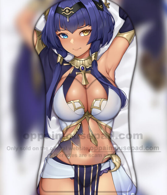 Candace Half Body Genshin Impact 3D Mouse Pad | Life Size Oppai Mousepad