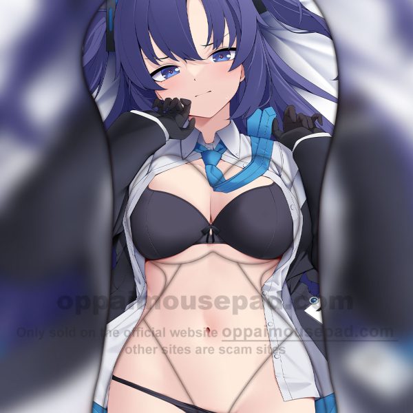 Hayase Yuuka Half Body Blue Archive Boob Mouse Pad | Life Size Oppai Mousepad