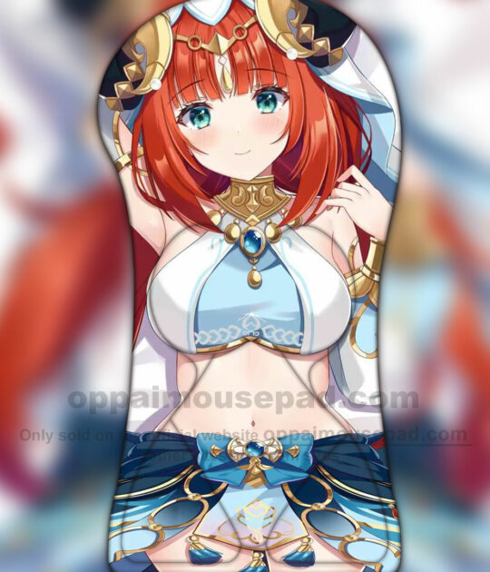 Nilou Half Body Genshin Impact Boob Mouse Pad | Life Size Oppai Mousepad