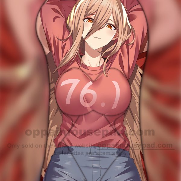 Power Half Body Anime 3D Mouse Pad | Life Size Oppai Mousepad