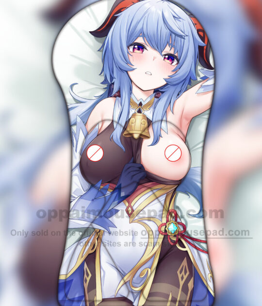 Ganyu Half Body Genshin Impact Mouse Pad Hentai | Full Nude Life Size Mouse Pad