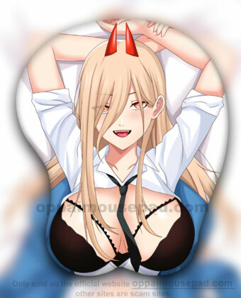 Power Chainsaw Man Mouse Pad Boobs