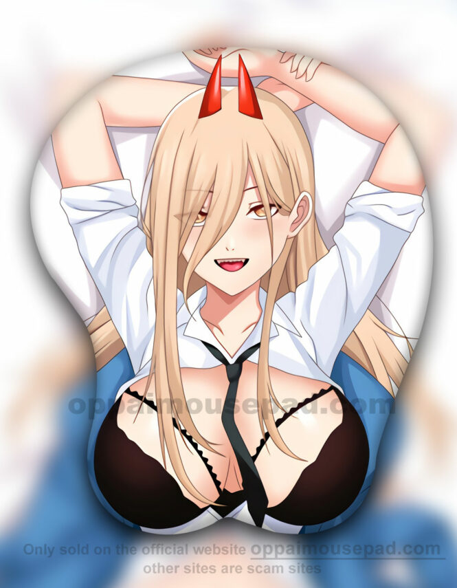 Power Chainsaw Man Mouse Pad Boobs