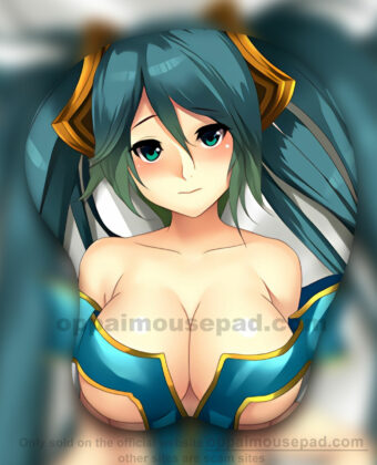 Sona League Of Legends Oppai Mousepad