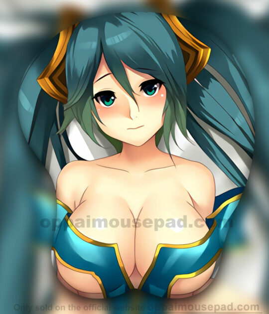 Sona League Of Legends Oppai Mousepad