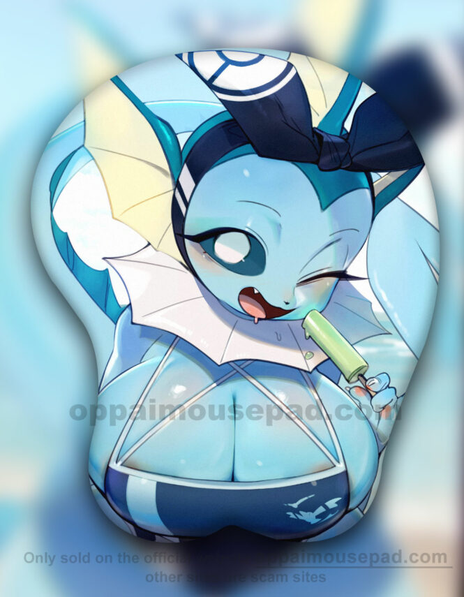 Vaporeon Pokemon Oppai Mousepad