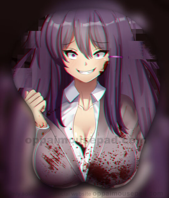 Yuri DDLC Anime Boob Mouse Pad | Doki Doki Literature Club!