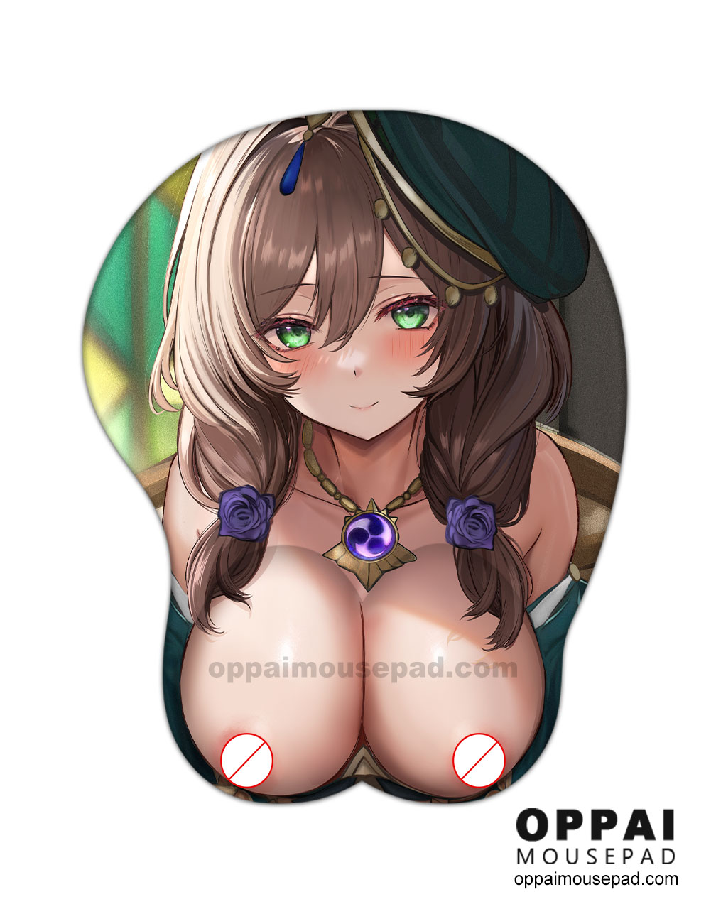 Genshin Impact Lisa Hentai Mouse Pad - Oppai Mousepad