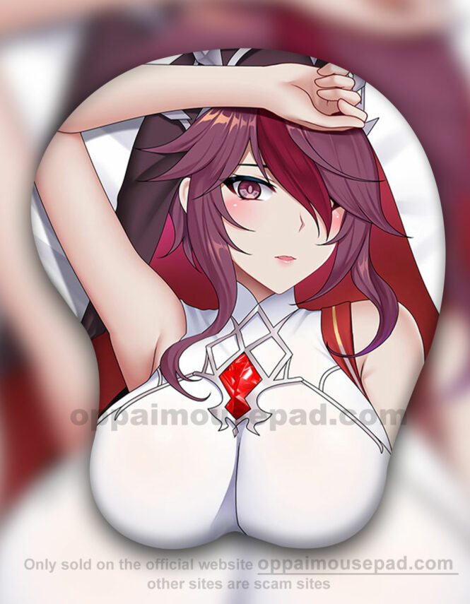 Genshin Impact Rosaria Boob Mouse Pad Meme