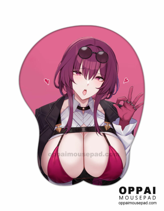 Kafka Honkai Star Rail Boob Mouse Pad