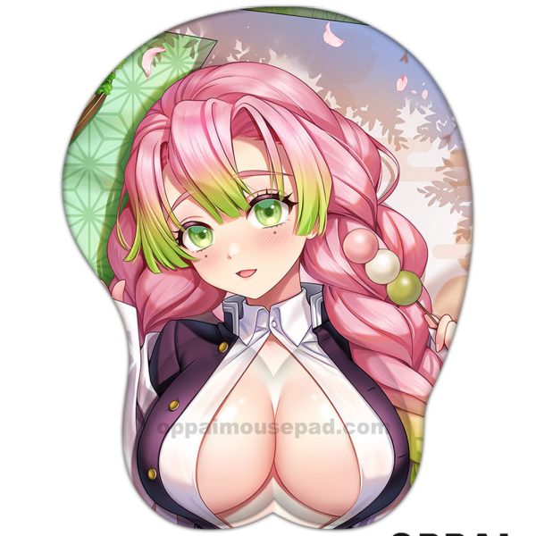 Mitsuri Kanroji Kimetsu no Yaiba Anime Boob Mouse Pad