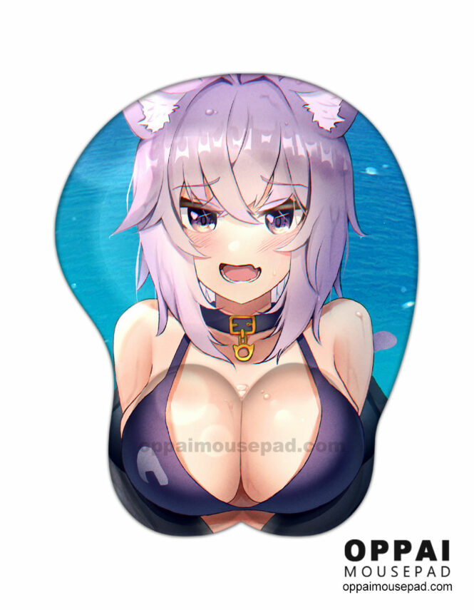 Nekomata Okayu Hololive Mouse Pad Boobs