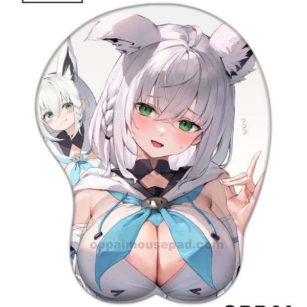 Shirakami Fubuki Hololive Life Size Boob Mouse Pad