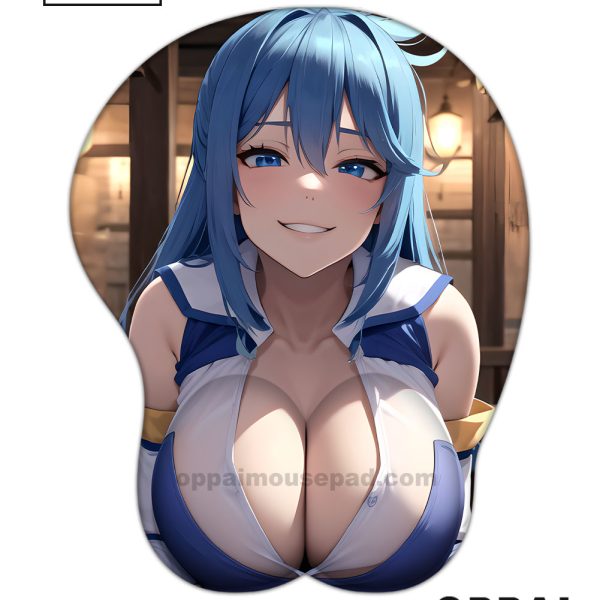 Aqua Konosuba Oppai Mousepad Life Size