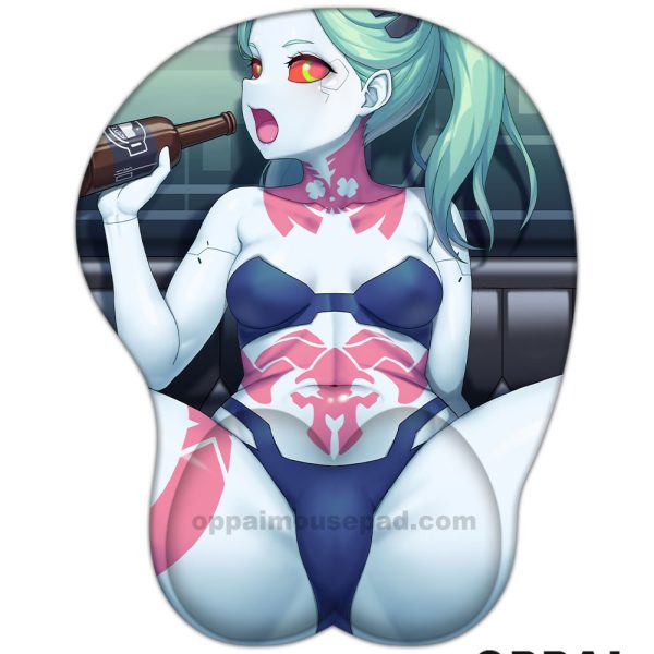 Cyberpunk Rebecca Booty Mouse Pad