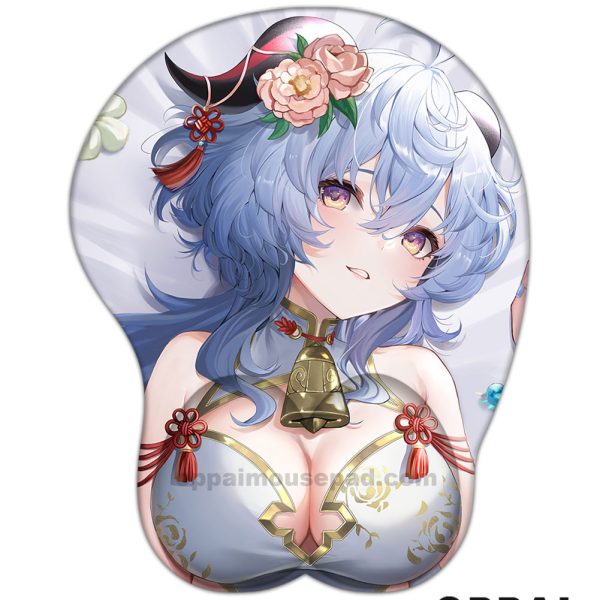 Ganyu Genshin Impact Boob Mouse Pad