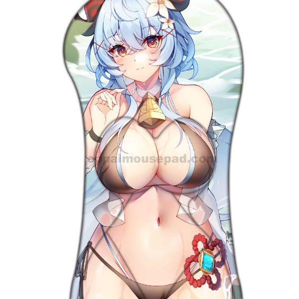 Ganyu Half Body Genshin 3D Mouse Pad | Giant Oppai Mousepad