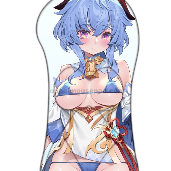 Ganyu Half Body Genshin 3D Mouse Pad | Life Size Boob Mouse Pad