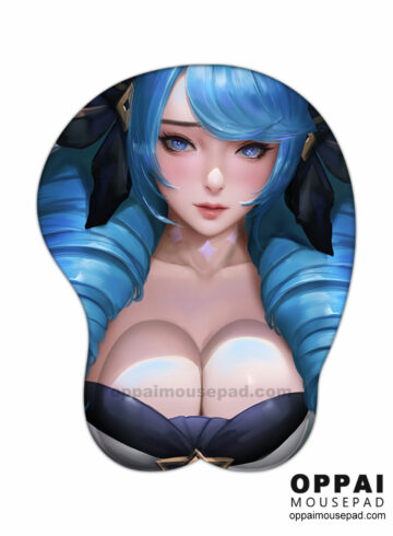 Gwen League Of Legends Boob Mouse Pad