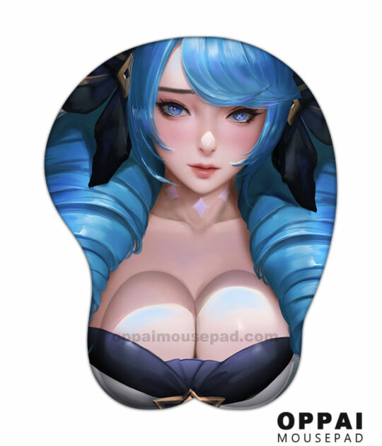 Gwen League Of Legends Boob Mouse Pad