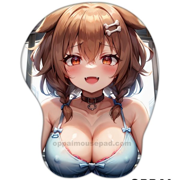Inugami Korone Hololive Oppai Mousepad | Anime Titty Mousepad