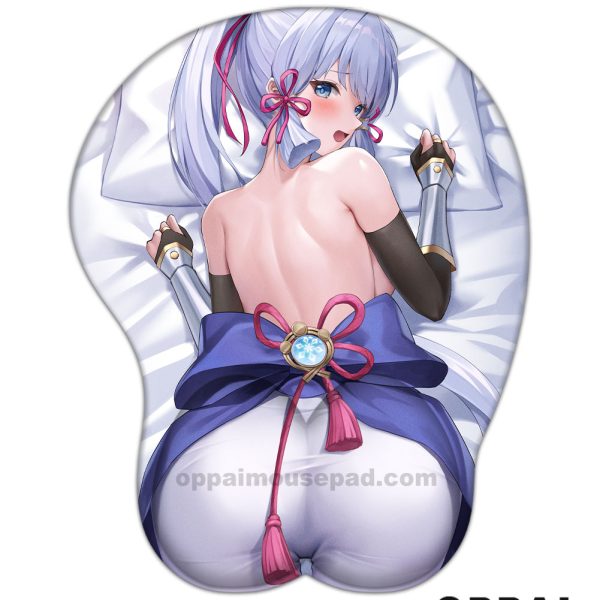 Kamisato Ayaka Genshin Impact Booty Mouse Pad