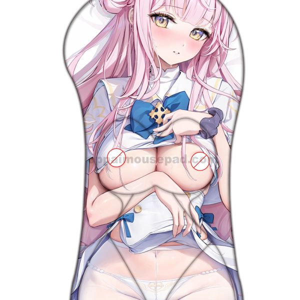 Misono Mika Half Body Blue Archive Hentai Mouse Pad | Life Sized Oppai Mousepad