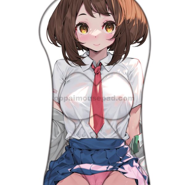 Ochaco Uraraka Half Body My Hero Academia Oppai Mousepad | Life Sized Oppai Mousepad
