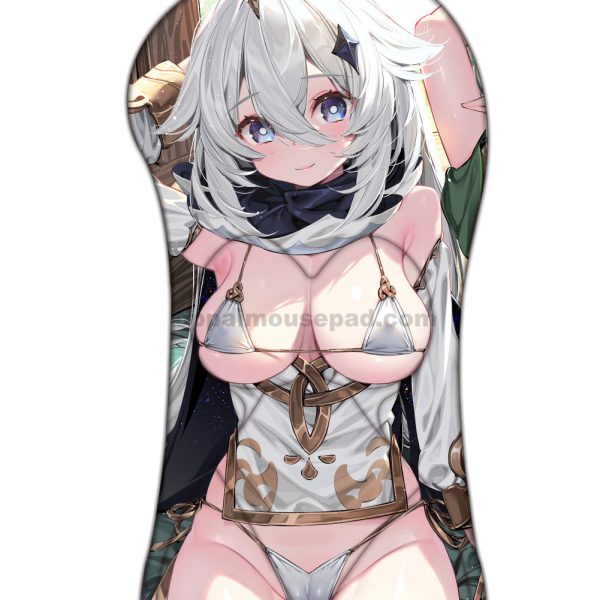 Paimon Half Body Genshin Mousepad | Big Boob Mouse Pad
